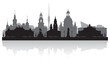 Dresden Germany city skyline silhouette