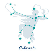 Constellation Andromeda, Greek Myth Constellation