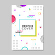 © Alex Hariyandi - Cover design with memphis style. Vector illustration.