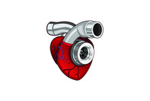 Heart Turbo Logo