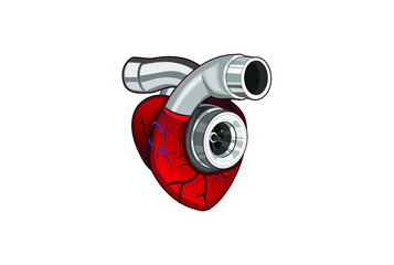 heart turbo logo