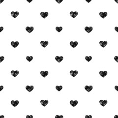 Wall Mural - Heart print vector seamless pattern for printing clothes, paper, fabric