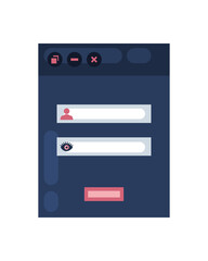 login account template