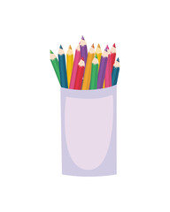 Wall Mural - pencils holder supplies