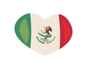 Canvas Print - mexican culture heart