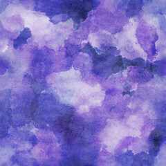 Wall Mural - purple violet abstract watercolor seamless pattern texture for digital art graphic design and backgr