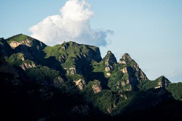 sky blue mountain cloud leica