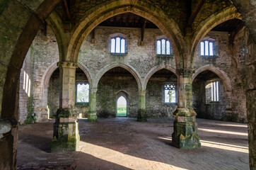  Ruined church interior