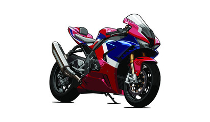 Wall Mural - motorcycle sport bike