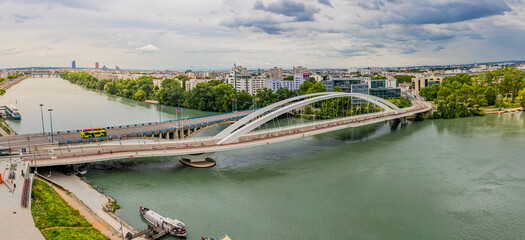 Poster - Panorama sur Lyon depuis le musée des Confluences