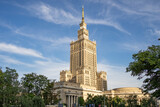 Fototapeta Desenie - Warszawa, Pałac Kultury i Nauki