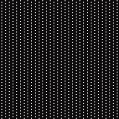 Poster - Polka dots ornament. Vector white dots and black background.