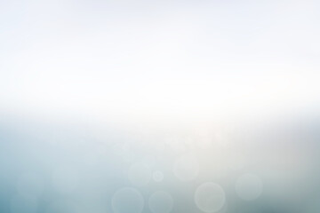 Aufkleber - Blurred Lights on blue sea and sky background, blue abstract background