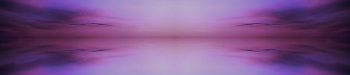 Wall Mural - beautiful abstract purple pink background with copy space for design. wide banner. website header.