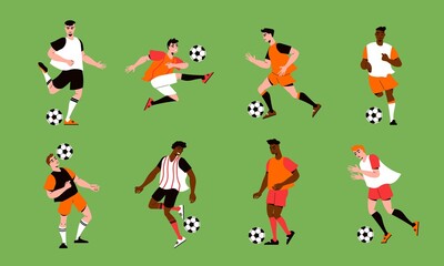 Sticker - Men Football Set