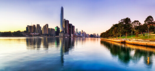 Poster - Sydney CBD from balmain sunrise