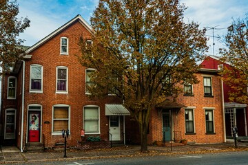 Photo of Gettysburgs Historic Row Houses, Gettysburg, Pennsylvania USA