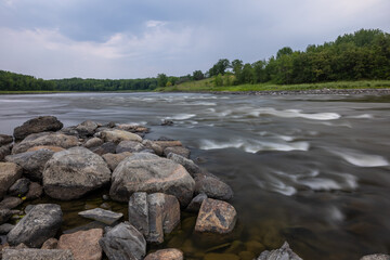 Wall Mural - Rainy River - A scenic river on the United States and Canadian border.