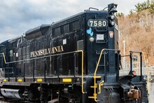 Pennsylvania Railroad Engine 7580, Glen Rock, Pennsylvania, USA
