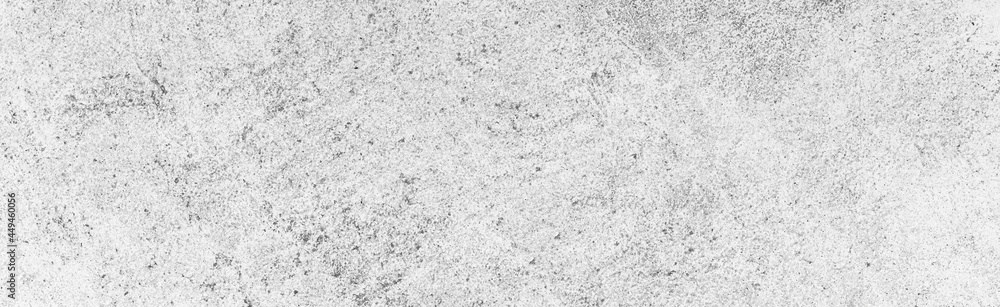Panorama of White grey concrete texture, Rough cement stone wall, Surface of old and dirty outdoor building wall, Abstract nature seamless background - obrazy, fototapety, plakaty 