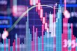 © Diego - Financial stock market graph. Stock Exchange. Selective focus.