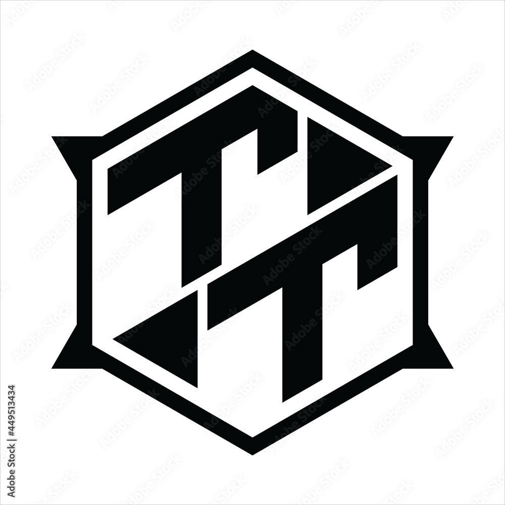 TT Logo monogram design template Stock Vector | Adobe Stock
