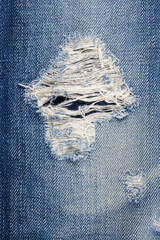 jeans torn denim texture.