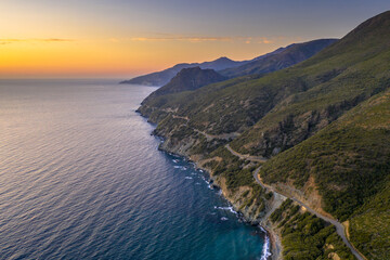 Poster - Rocky coast of Corsican Cap Corse