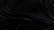 © RocknRoller Studios - Black Fabric with Wrinkles and Folds. Smooth Surface Background.