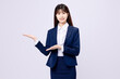 Asian beauty in professional suit