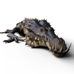 3d-illustration of an isolated giant fantasy creature dragon