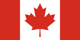 Fototapeta  - Canada flag standard shape color ,Symbols of Canada template banner,card,advertising ,promote,ads, web design, magazine,vector illustration, top gold medal sport winner country