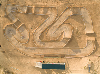 Wall Mural - local rc track where people have fun