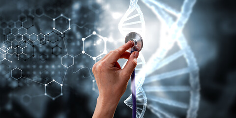 Wall Mural - innovative technologies in science and medicine