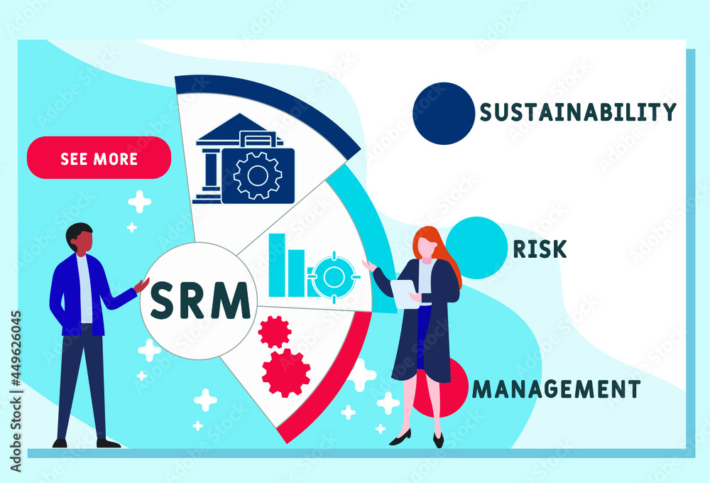 Srm Risk Vector website design template . SRM - Sustainability Risk Management ...