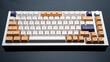 A stylish premium RGB mechanical gaming keyboard with alluminium base