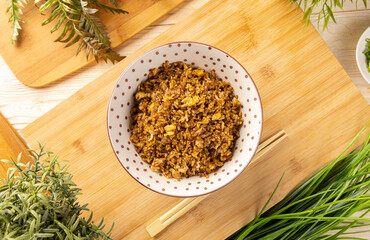 Poster - Fried rice in the bowl