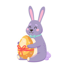 Wall Mural - Cartoon Easter Illustration