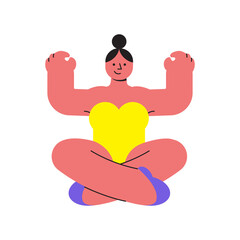 Wall Mural - Body Positive Icon