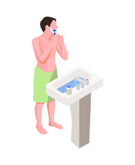 Poster - Isometric Hygiene Icon