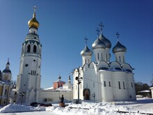 Vologda Churches In Russian Winter.