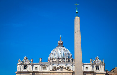 Saint Peter Basilica Dome in Vatican