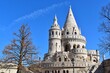 The Halászbástya or Fisherman's Bastion is a terrace in neo-Gothic and neo-Romanesque style situated on the Castle hill in Budapest, HANGARY.