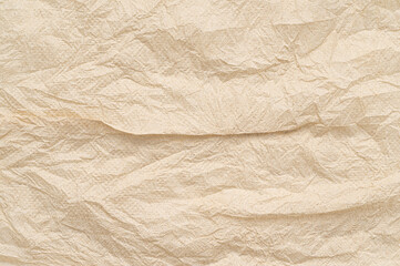 Wall Mural - Abstract wrinkles paper brown texture background