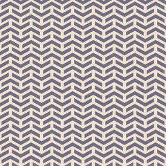 dark grayish blue chevron or herringbone on beige seamless design for pattern and background