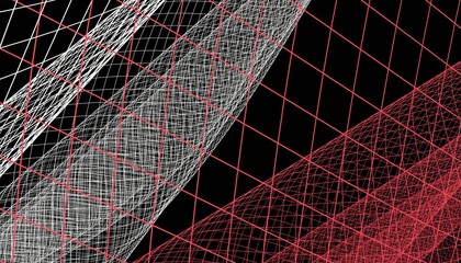 Abstract 3d mesh wave background. Futuristic technology style. Elegant background for business presentations.