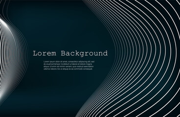 Futuristic lines pattern. Technology vector background. Data visualization. Sound wave.EPS 10