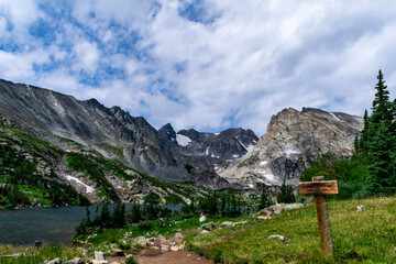 lake in the mountains