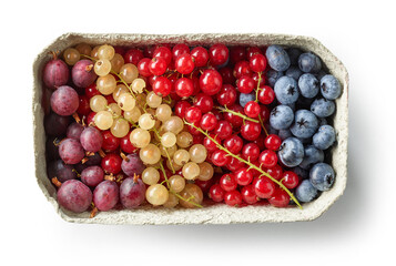 Wall Mural - various fresh organic berries