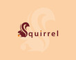 © BARKAH 06 - squirrel logo creative letter s design concept animal